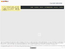 Tablet Screenshot of escueladesurfris.com